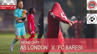 MATCH # 18 AS LONDON v FC BARESI