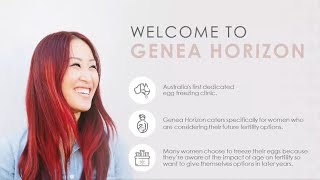 Genea Horizon egg freezing webinar with Dr Cheryl Phua