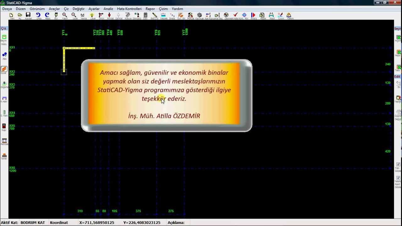 Staticad Yigma Aks çizimi Youtube