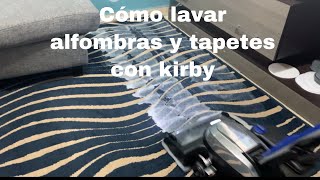 Cómo lavar alfombras y tapetes con kirby