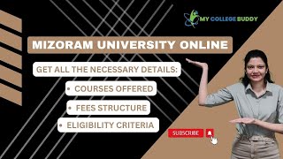 Mizoram University Online: Courses, Admission Process, Fees, Eligibility #mizoramuniversityonline