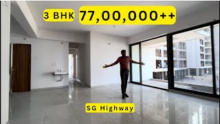 3 Bedroom Flat/Home For Sale | Modern Amenities | 3 BHK Lifestyle Apartment @ SG Highway, Ahmedabad