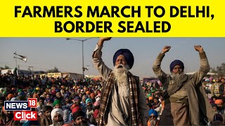 Delhi Traffic | Delhi Noida Border | Farmers' March Leads To Massive Traffic Jam | N18V
