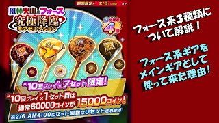 【みんｺﾞﾙ ｱﾌﾟﾘ】ガチャ検証 風林火山＆フォース 究極降臨ギアセレクション