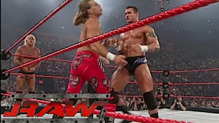 Randy Orton & Ric Flair vs Shawn Michaels & Kevin Nash (Randy Orton Punts Mick Foley)RAW Jun 23,2003