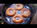 epic crispy donuts in chocolate dip