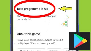 Playstore Beta Program is Full Problem Solved