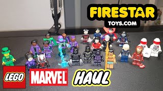 Huge LEGO Marvel Firestar Toys Haul