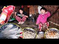 Soup noodles enjoying in sheep hut || Jonson & mom's snacks time@Sanjipjina @Manjitamrnati