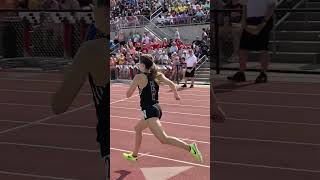 Westlake’s Sarah Peer closes strong in the final lap of the 4x800 to give her team first (9:04.74).