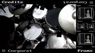 [maimai,BMS] Credits - drums cover (叩いてみた) [Frums]