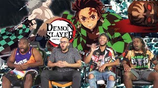 Tanjiro vs Inosuke! Demon Slayer: Kimetsu No Yaiba 13 & 14 REACTION/REVIEW