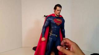 Hot Toys MMS200 Superman Man of Steel figure unboxing review!