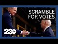 Biden and McCarthy scramble to secure votes