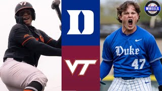 #7 Duke vs #23 Virginia Tech Highlights (INCREDIBLE!) | 2024 College Baseball Hi