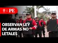 Executive observes law of non-lethal weapons for serenos | Primera Edición | News Peru