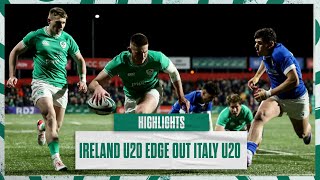 Highlights: Ireland U20 v Italy U20