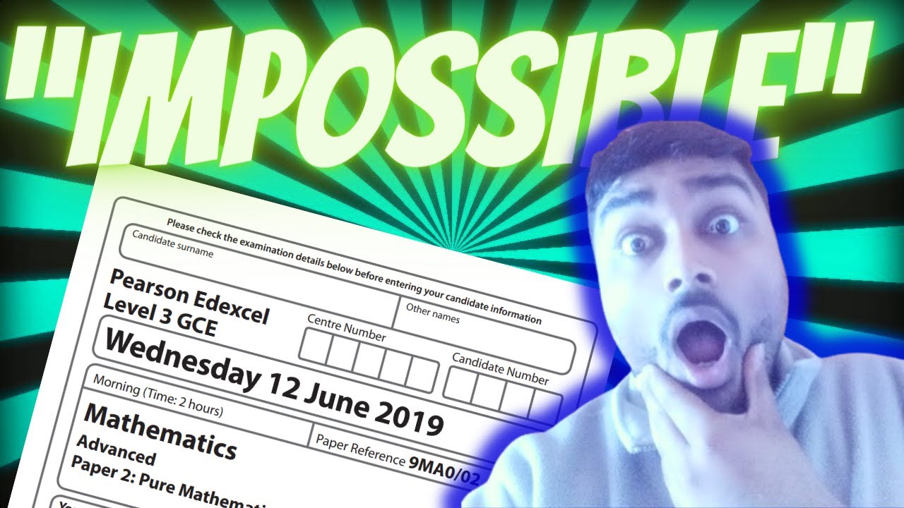 The Impossible A Level Maths Problem Made Easy Youtube