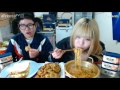 왕쥬x비룡 합동방송 뒷풀이 라면 먹방 u0026 토크 mukbang u0026 talk