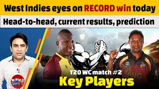 ICC T20 World Cup 2024 today match | West Indies vs PNG | Match prediction