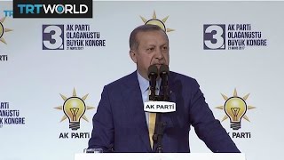 President Erdogan re-elected as chairman of AK Party