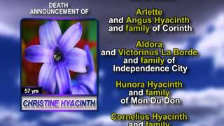 CHRISTINE HYACINTH long 1