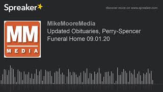 Updated Obituaries, Perry-Spencer Funeral Home 09.01.20