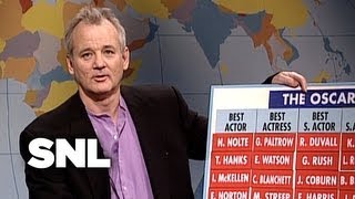 Weekend Update: Bill Murray'S 1999 Oscar Predictions - SNL