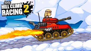 Hill Climb Racing 2 Racer Glacier! TANK, SUPER DIESEL, BUGGY | Android/iOS Gameplay