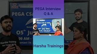 PEGA Database Interview Question \u0026 Answer | Harsha Trainings