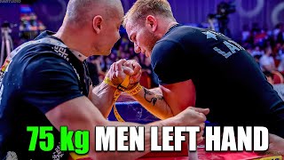 75 kg MEN LEFT HAND - WORLD ARMWRESTLING CHAMPIONSHIP 2021