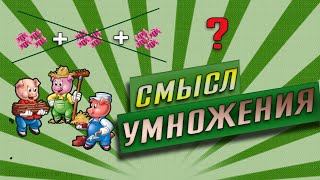 Понятие умножения. Что такое умножение? Смысл умножения