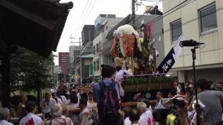 博多祇園山笠2015「朝山（祝儀山） 聖福寺にて祝いめでた」東流