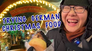 Rating German food at the Christmas market