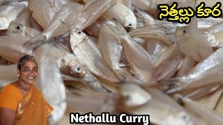 Nethalla curry నెతల్లు ఐగురు కాకినాడ స్పెషల్ | చాలా ఆరోగ్యకరమైన బుల్లి చేపలు | Patnamlo palleruchulu