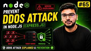 DDoS Attack in Node.js Explained | Prevention in Express.js (Real Example) | Secure Your Node.js API