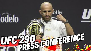 UFC 290 Press Conference: Volkanovski vs Rodriguez