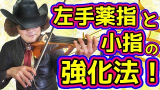 バイオリン解説！左手薬指と小指の強化法！！(特に６度の和音を弾く時には)チャンネル視聴者さんの質問に、全盲のバイオリニスト穴澤雄介が実演解説！！