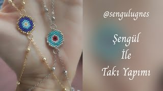 Nazar Boncuklu Şahmeran Bileklik Yapımı #diy Shahmeran Bracelet Making with Evil Eye Beads #tutorial