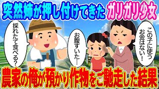 【2ch馴れ初め】姉が押し付けてきたガリガリの少女→農家の俺が預かり作物をご馳走した結果...【ゆっくり】