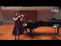 Hannah Wan Ching Tam performs Dvořák's Violin Concerto in A minor, Op. 53, Allegro ma non troppo