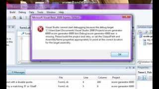 how to fix microsoft visual cannot start debugging?