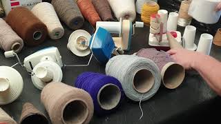 Knitting machine wool / yarn / cone winder varieties