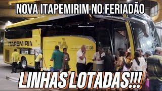 NOVA ITAPEMIRIM COM CARROS LOTADOS NO FERIADÃO!!!!