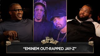 “Eminem out-rapped Jay-Z.” - The Game On Renegade I CLUB SHAY SHAY