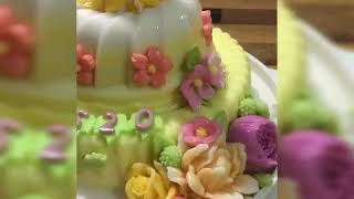 បង្រៀនធ្វើចាហួយខួបកំណើត​ Jelly Cake