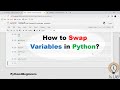 Swapping  variables in python