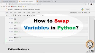 Swapping variables in python