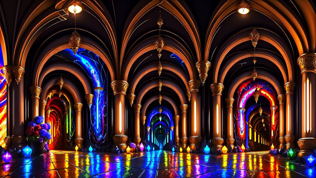 Ai Generated Video Abstract Reflections Animation 4k Ultra Hd