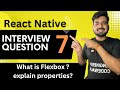 React Native Interview Question 6 - What is Flexbox❓  | In Hindi | Engineer Codewala